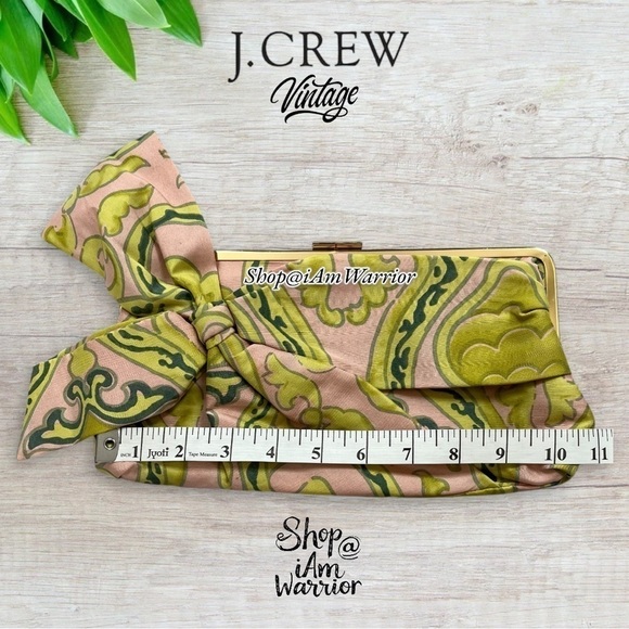 J.Crew vintage embroidered silk dupioni tunic +matching clutch set *iamwarrior - Picture 12 of 16